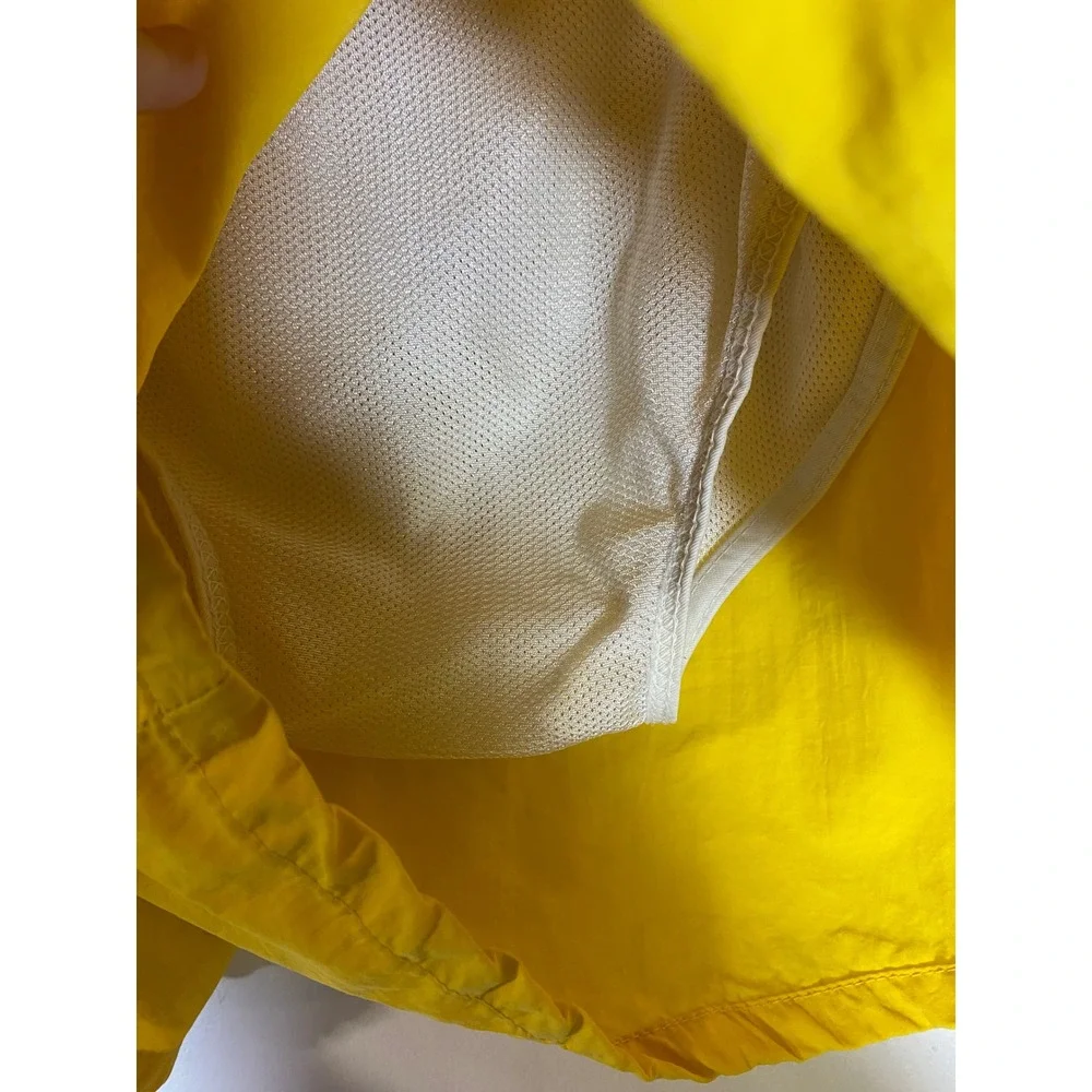 Lands' End Men's XL‎ Yellow Swim Trunks Lined Drawstring Beach Pool Shorts